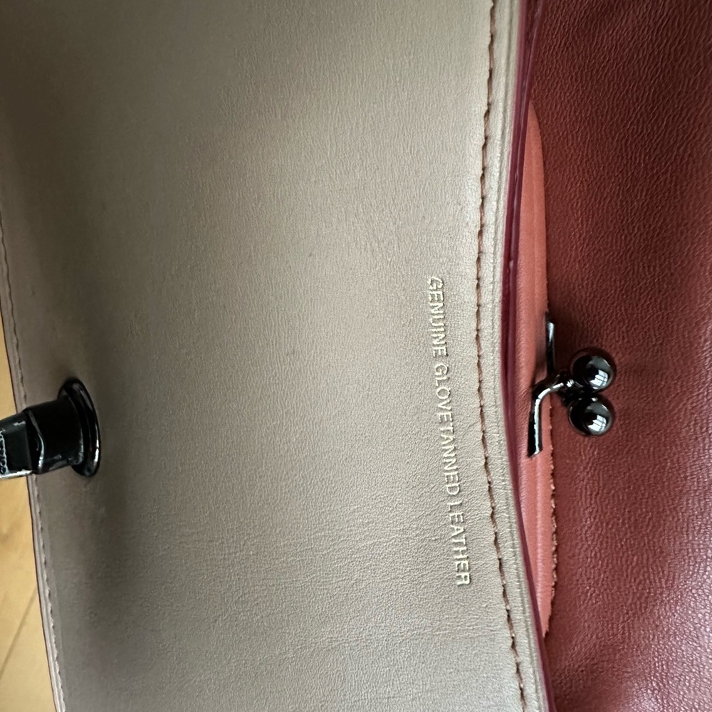 Coach 1941 Dinky Tan/Beige Leather Shoulder Bag - Picture 7 of 10
